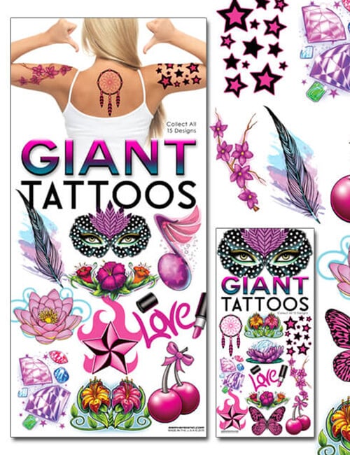 giant tattoos girls