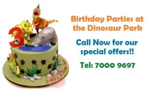 The Dinosaur park – Special prices on birthday prices