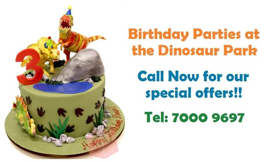 The Dinosaur park – Special prices on birthday prices